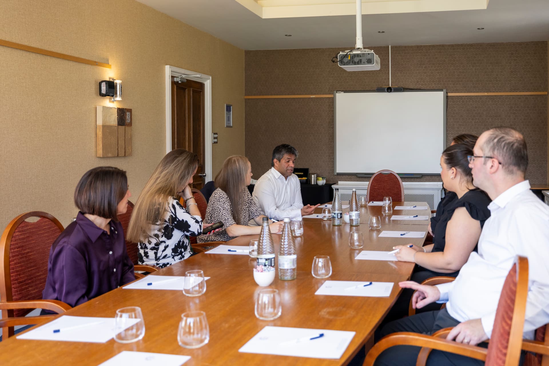 A productive day concludes.