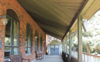 About The Warren Patio The Warren About entrance